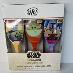 Wet Brush Star Wars Mandalorian Original Detangler Set 3 Pcs Limited Edition